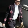 Travis Kelce Pink Flower Jacket