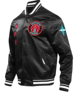 Washington Wizards City Edition Black Satin Varsity Jacket