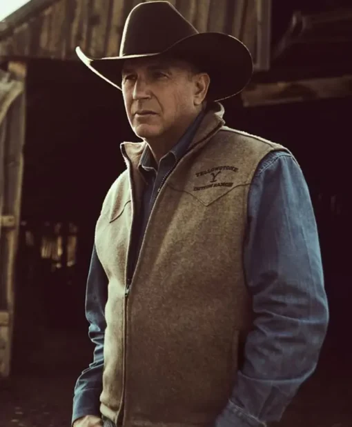 Yellowstone Dutton Ranch Brown Vest