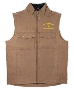 Yellowstone Dutton Ranch Brown Vest
