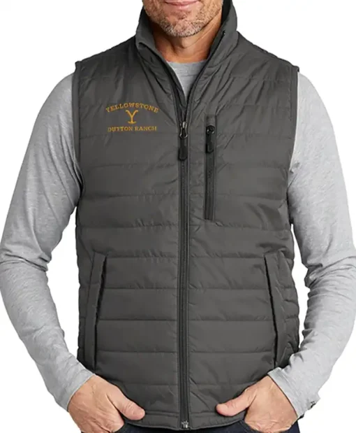 Yellowstone Dutton Ranch Logo Carhartt Puffer Vest