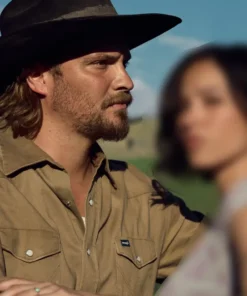 Yellowstone S05 Kayce Dutton Brown Shirt