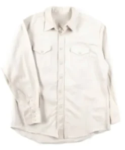 Yellowstone S05 Kayce Dutton White Denim Western Shirt