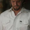 Yellowstone S05 Kayce Dutton White Denim Western Shirt