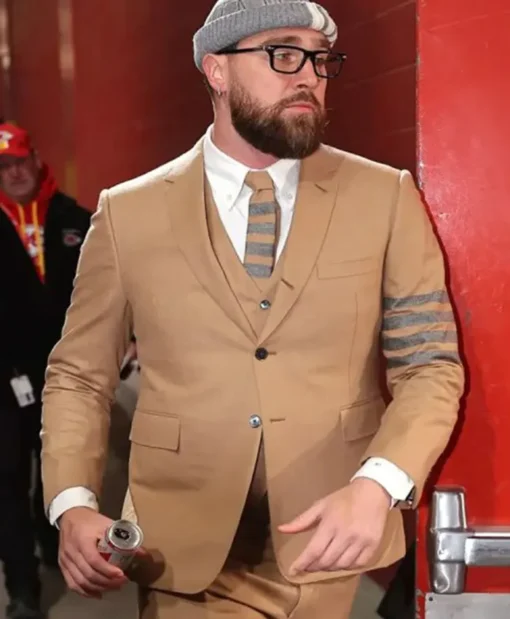 AFC Championship Game 2025 Travis Kelce Suit