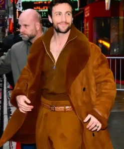 Aaron-Taylor-Johnson-Brown-Shearling-Leather-Coat