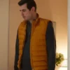 Bad Sisters John Paul Williams Puffer Mustard Vest