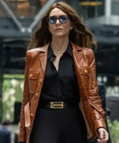 Black Bag Cate Blanchett Leather Jacket