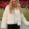 Brittany Mahomes AFC Championship White Jacket