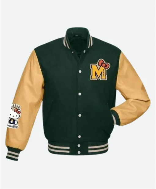 Bruno Mars X Hello Kitty Letterman Varsity Jacket