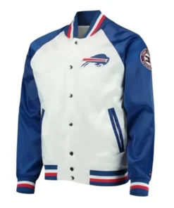Buffalo Bills Blue And White Varsity Jacket