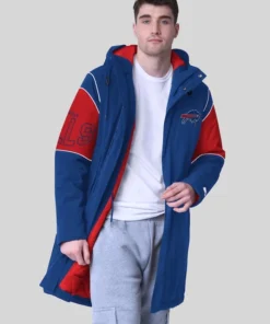 Buffalo Bills Starter Dynasty Polyfill Stadium Blue Jacket
