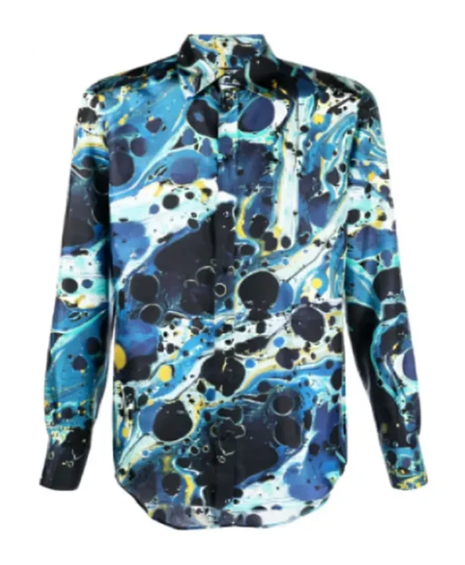 Buy 8 Out of 10 Cats Does Countdown Season 27 Alan Carr Blue Printed Shirt For Unisex