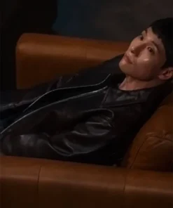 Buy Kim Dong-won TV-Series The Trunk Season 01 Um Tae-Seong Black Leather Jacket For Unisex