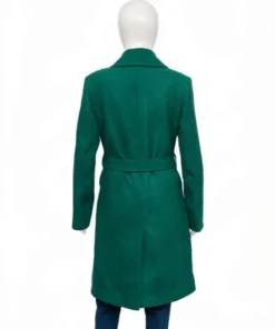 Buy Lindsay Film A Merry Scottish Christmas 2023 Lacey Chabert Green Trench Coat For Unisex