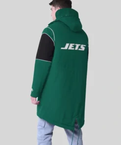 Buy New York Jets Starter Green Dynasty Polyfill Stadium Full-Zip Jacket For Unisex