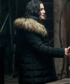 Buy Now Arienne Mandi TV-Series The Night Agent 2025 Noor Parka Puffer Fur Hooded Jacket For Unisex