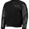 Buy Now Baltimore Ravens Black Letterman Varsity Jacket For Men And Women