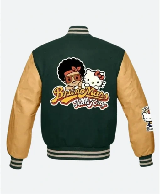 Buy Now Bruno Mars X Hello Kitty Letterman Varsity Jacket For Men And Women