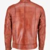 Buy Now Cafe Racer Brown Motorcycle Leather Jacket For Men And Women