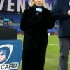 Buy Now Charissa Thompson AFC Wild Card Playoffs Black Trench Coat For Unisex
