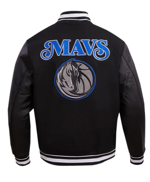 Buy Now Dallas Mavericks Black Letterman Varsity Jacket For Men And Women