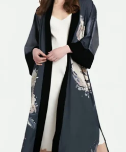 Buy Now Days Of Our Lives Susan Seaforth Hayes Floral Print Velvet Robe For Unisex