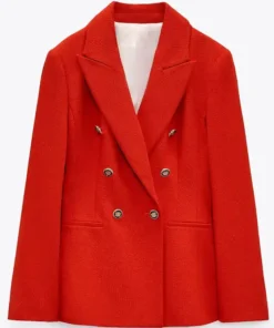 Buy Now Deidre Hall TV-Series Days Of Our Lives 2024 Marlena Evans Red Coat For Unisex