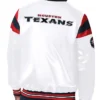 Buy Now Houston Texans Midweight Full-Snap White Letterman Varsity Jacket For Unisex
