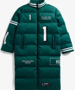 Buy Now Jalen Hurts Philadelphia Eagles OFF Season x NFL Player Puffer Coat For Unisex