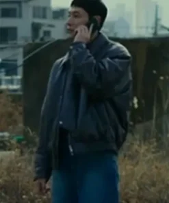 Buy Now Kim Dong-won TV-Series The Trunk Season 01 Um Tae-Seong Black Leather Jacket For Unisex