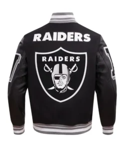 Buy Now Las Vegas Raiders Black Letterman Varsity Jacket For Men And Women