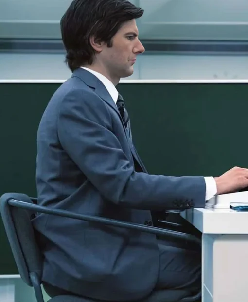 Buy Now Mark Scout Severance Adam Scott Grey Suit For Unisex