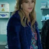 Buy Now Morgan Gillory TV-Series High Potential 2024 Kaitlin Olson Blue Fur Jacket For Unisex