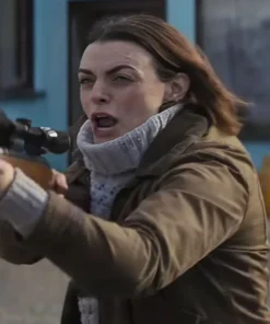 Buy Now Nora-Jane Noone Movie Bring Them Down 2025 Caroline Green Cotton Jacket For Unisex