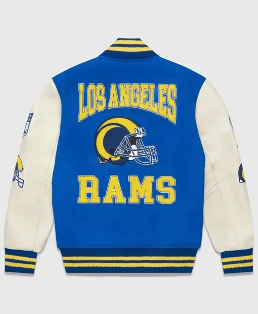 Buy Now OVO Los Angeles Rams Letterman Varsity Jacket For Men And Women