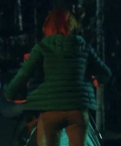 Buy Now Stephanie Koenig TV-Series English Teacher 2024 Gwen Sanders Green Puffer Jacket For Unisex