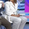 Buy Now The Today Show Hoda Kotb White Pinstripe Suit For Unisex