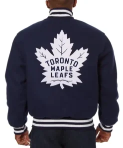 Buy Now Toronto Maple Leafs One Color Wool Varsity Jacket For Sale