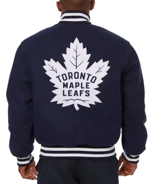 Buy Now Toronto Maple Leafs One Color Wool Varsity Jacket For Sale