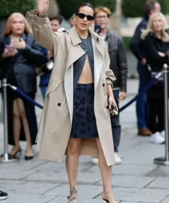 Buy Rosalia 32nd birthday Paris After Party Beige Trench Coat For Unisex