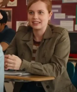 Cady Heron Mean Girls 2024 Angourie Rice Green Cotton Jacket