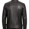 Cafe Racer Leather Dark Brown Jacket
