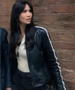 Charlie Cornwall The Librarians The Next Chapter Black Leather Jacket