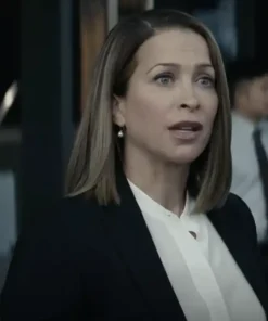 Christina Cox TV Series Reacher Season 02 Marlo Burns Black Coat Blazer On Sale