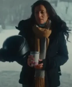 Christmas-Cowboy-Eliana-Ghen-Black-Puffer-Jacket