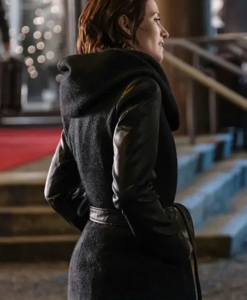 Chyler Leigh Supergirl Alex Danvers Black Hooded Jacket