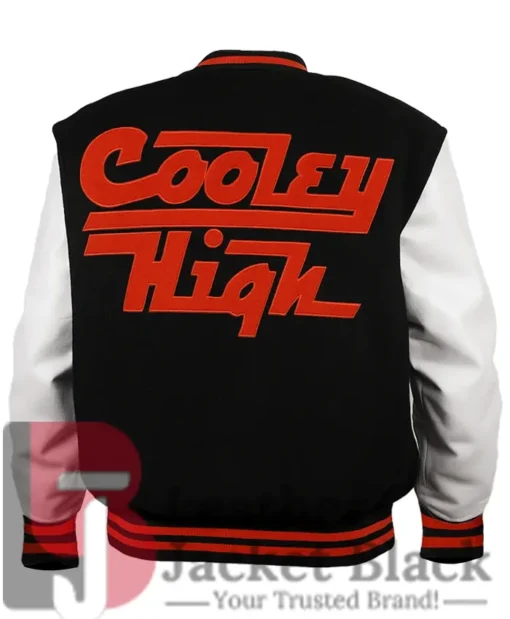 Cooley Varsity High Black And OFF-White Letterman Jacket