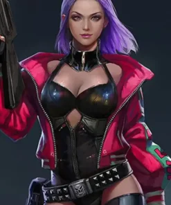Cyberpunk 2077 Kira Madroxx Excellent We Fire Red Jacket