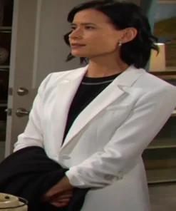 Days Of Our Live Sophia choi White Blazer